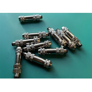 M8 IP67 Circular Connector Male Shield Plug 3 4 5 6 8 Pin Assembly Type