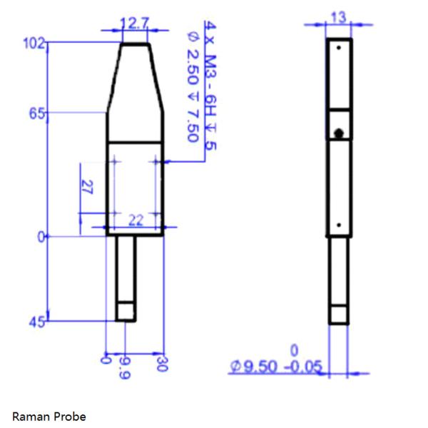 Portable 532 Raman Spectrometer 200cm-1 4000cm-1 res. 8cm-1 with Customized Support OEM