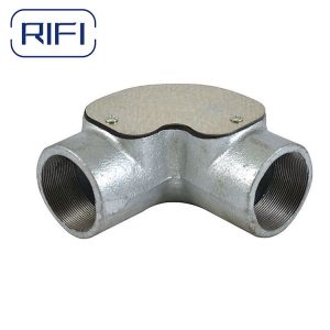 Customize Galvanized Pipe Elbow Electrical Conduit Steel Conduit Inspection