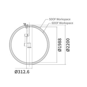 High Payload Cobot Of TM14 With 14KG Payload And 1100MM Reach Collaborative