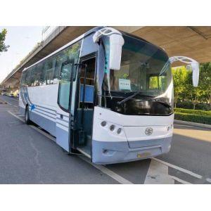 Cheap Faw Bus &amp; Coach AC6107 Used Coach Bus 46 Seats CA6 Engine 162kw Low Kilometer High Quality for sale