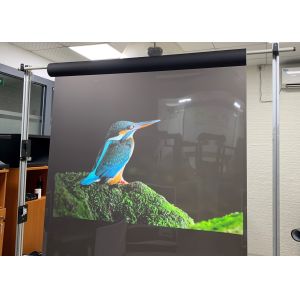 High Contrast Mirror Rear Projection Film Self Adhesive for window advertising