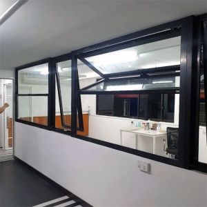Aluminum Bifold Windows With 1.4mm Aluminum Wall Thickness And 70mm Window Frame