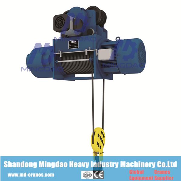 Durable Using Time CD1 Model 10Ton Wire Rope Electric Hoist with Wireless Remote