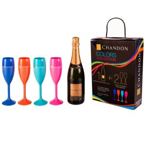 Chandon Coloured Polycarbonate Champagne Flutes 165ml 5.5oz Acrylic Wine Glass