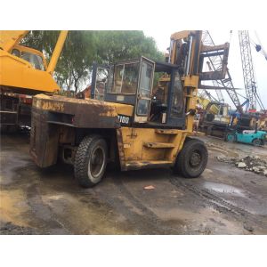 Automatic 10 ton Used Komatsu FD100 Forklift/Original Diesel Forklift 5ton