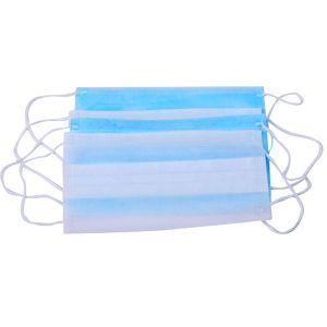 3 Layers Blue Non-woven Fabric Disposable Medical Face Mask 3 Ply Surgical Face