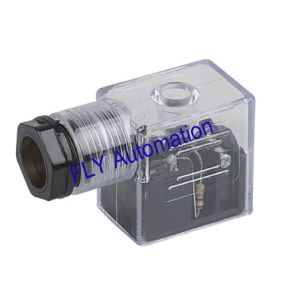 11MM 2+1GND DIN43650B MPM Solenoid Electromagnetic Induction Coil Connector