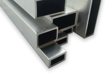90mm Welding Punching Aluminium Profile Square Tube 6061 For Window Door