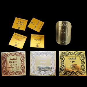 Nickel Metal 3d Self-adhesive Labels With Metal Logo, for Perfume Bottles