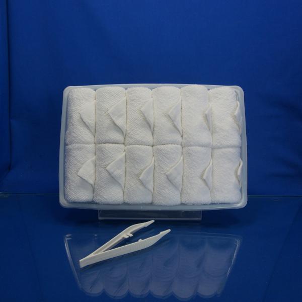 White cotton hot/cold disposable towel