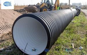 Cheap HDPE Double Wall Corrugated Sewer Pipe Lightweight Good Toughness for sale