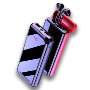 China 2020 New Earphone Power Bank TWS Bluetooth 5.0V Earphone Power Bank 10000mah with Earbuds on sale