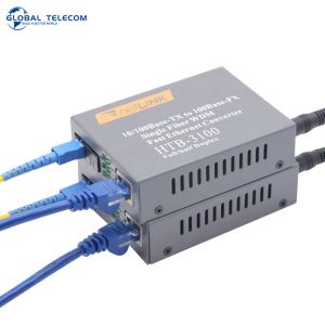 Ftth Fiber Media Converter Htb 3100 GS 03 SFP 10 100 1000M 10 Gigabit
