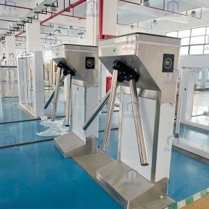China OEM Security Access QR Code RFID Facial Control Door Mechanism Tripod Turnstile Gate on sale