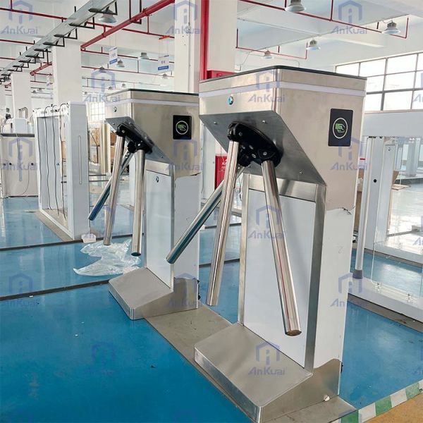 Semi-Automatic Control Tripod Turnstile Gate with Auto-Reset Function and -25°
