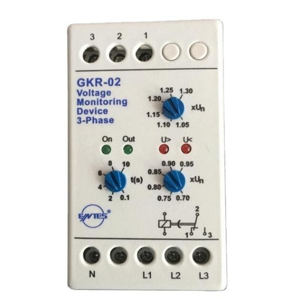 GKR-02 Voltage Monitoring Device Relay GKR-02 Phase Failure And Phase-sequence