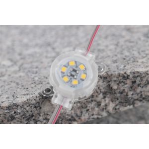Cheap DC12V 0.6W LED Pixel Point Light Waterproof IP67 SMD2835 30mm 6500K PC Anti - UV for sale