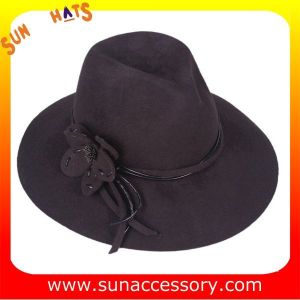 9111148 Sun Accessory customized winner fashion 100% wool felt hats, women hats