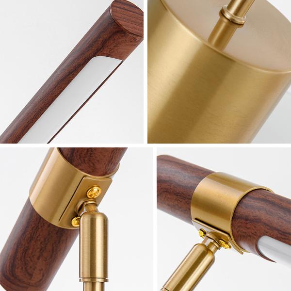 Nordic Minimalist Wood Grain Cylindrical Floor Lamp Post-Modern Light(WH-MFL-121)