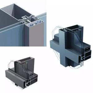 China 6061 6063 6082 Large Square Curtain Wall Aluminum Frame on sale