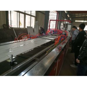 China Stable Performance PVC wall panel Extrusion Machine with Automatic Temperature Control on sale