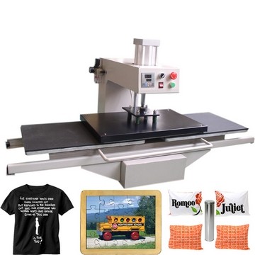 Quality Pneumatic Heat Press Machine with Sliding Workingtable wholesale