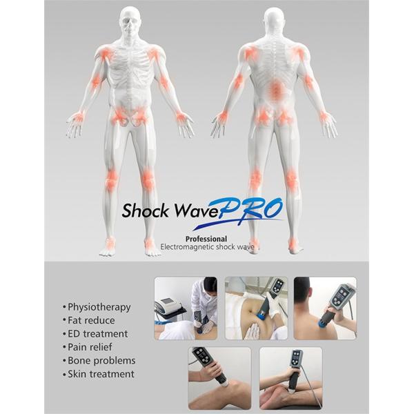 Electromagnetic Physical Therapy Shock Wave Machine Portable Pain Relief For Ed Treatment
