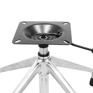 Aluminum alloy 4-star chair legs, polished color rotating and lifting office