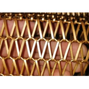 Convey Belt Architectural Wire Mesh Customized Metal Conveyor Belt Mesh