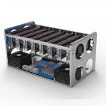 6/8/10 GPU SGCC steel Open Air Miner Frame Stackable Mining Rig Case ETH BTC