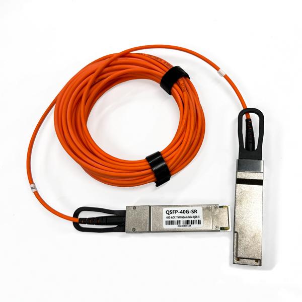 High Speed 400G QSFP-DD to 2x200G QSFP56 AOC Breakout Cable Active Optical Cable