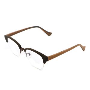 Handmade Retro Wood Grain Acetate Optical Glasses Frame MR H002