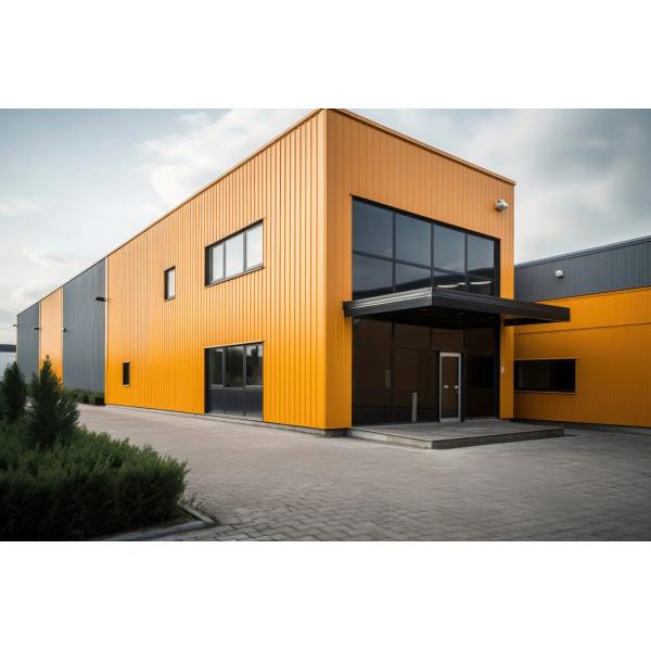 Welded H Section Column And Beam Steel Workshop Building For Industrial Quick