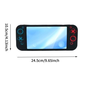 Smooth Grip Design Nintendo Switch Oled Silicone Protective Case with 2 Game