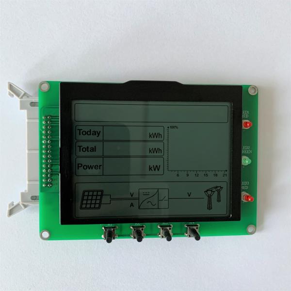 128*16 Dots FSTN Customized LCD Module 6H With ST7565P Wide Temperature For UPS