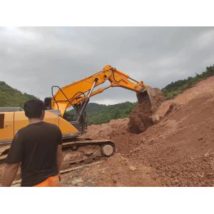 Yellow Short CX210 Excavator Tunnel Boom Q355B Material Durable