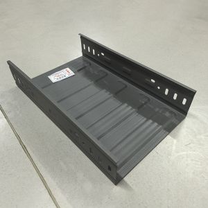 China Wall Mounting Or Hanging Cable Tray Industrial Metal Cable Trough 100mm - 1000mm on sale