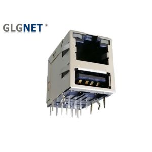 Tab Up 1 RJ45 Port Lan Cable Connector USB 2.0 Interface Light Pipes Available