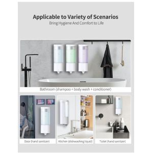 Automatic Induction Shampoo And Conditioner Dispenser For The Shower 500ml