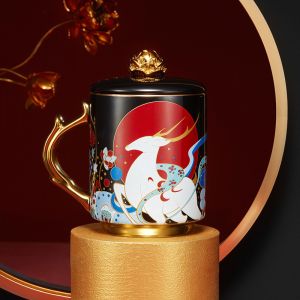 Ready To Ship In Stock Microwave Safe Heat Resistant Round Magic Mug Customised