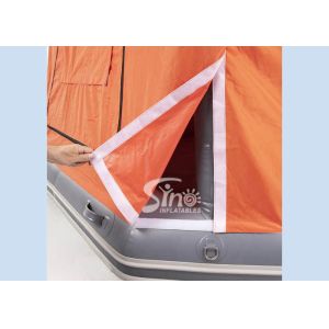 8'x8' enclosed airtight inflatable floating tent made of drop stitch material