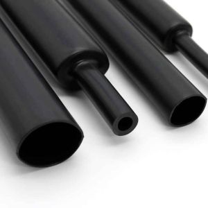 China Black 13mm Heat Shrink Tubing Cross Linked PE Dual Wall Adhesive on sale