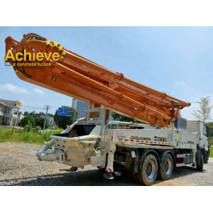 37 Mini Concrete Pump Used / Diesel Concrete Mixer Pump ZOOMLION 38X-5RZ