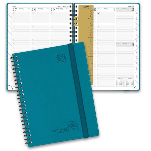 Quality ODM Academic Planner Vertical Layout With Paper Pocket Plastic Ruler wholesale