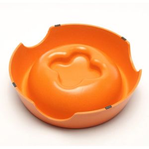 Round Dog Food Dish To Slow Down Eating Puppy Slow Feeder Customized Color