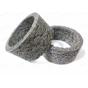 India Need 18*11.5*10mm knitted stainless steel mesh Sus 316 0.20 Wire Diameter