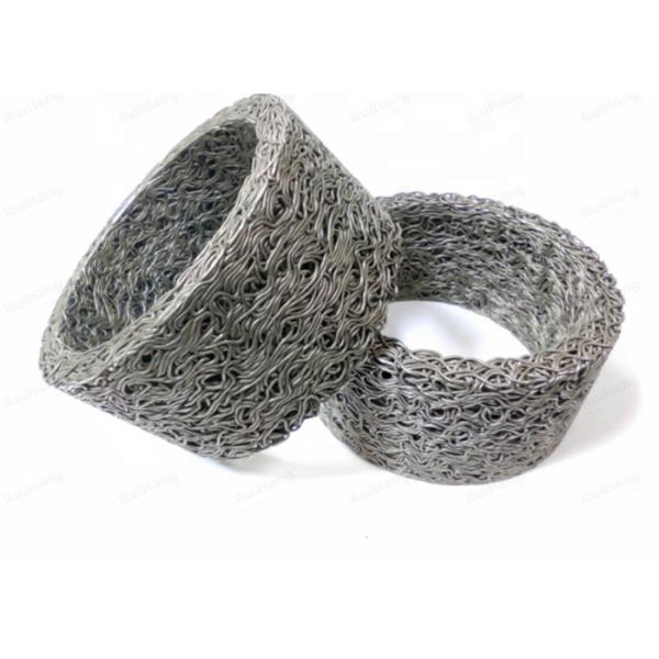 India Need 18*11.5*10mm knitted stainless steel mesh Sus 316 0.20 Wire Diameter