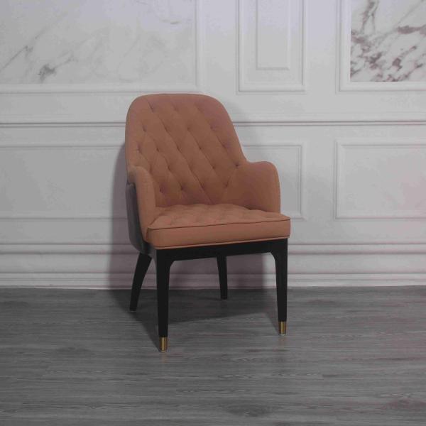 Quality Thick Soft Velvet Fabric Dining Chair SUS201 With Elastic Sponge wholesale