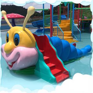 Aqua Park Swimming Pool Fiberglass Equipment Elephant Water Slide for Kids